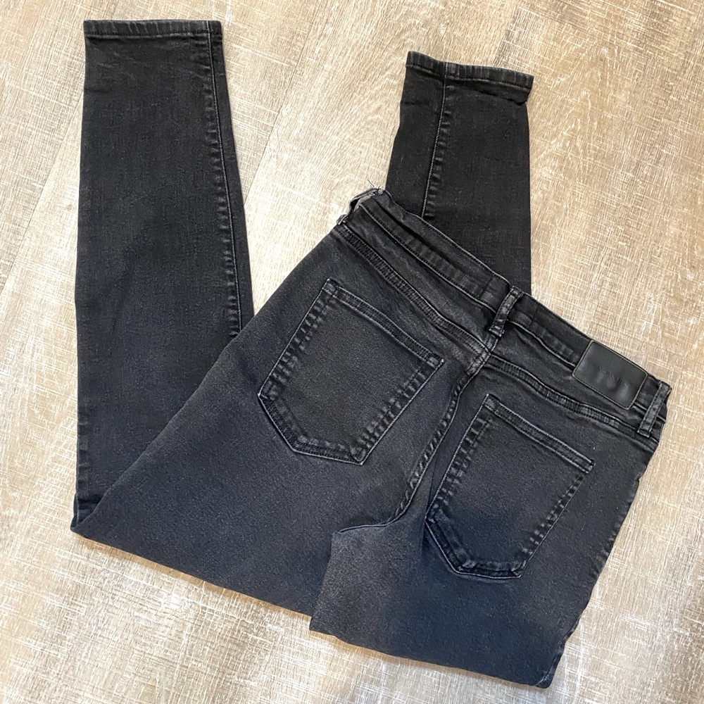 EVERLANE | Authentic Stretch Mid Rise Ankle Skinny Jeans Washed Black Women’s 31 - Picture 10 of 11